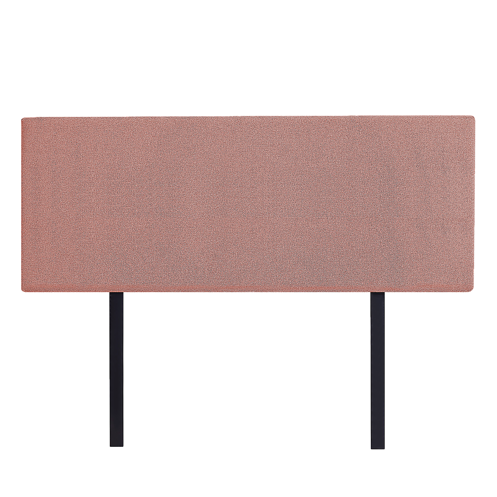 Linen Fabric Queen Bed Deluxe Headboard Bedhead Pearl Copper Brown