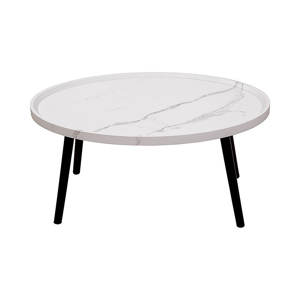 Oval Coffee Table Modern Minimalist Display