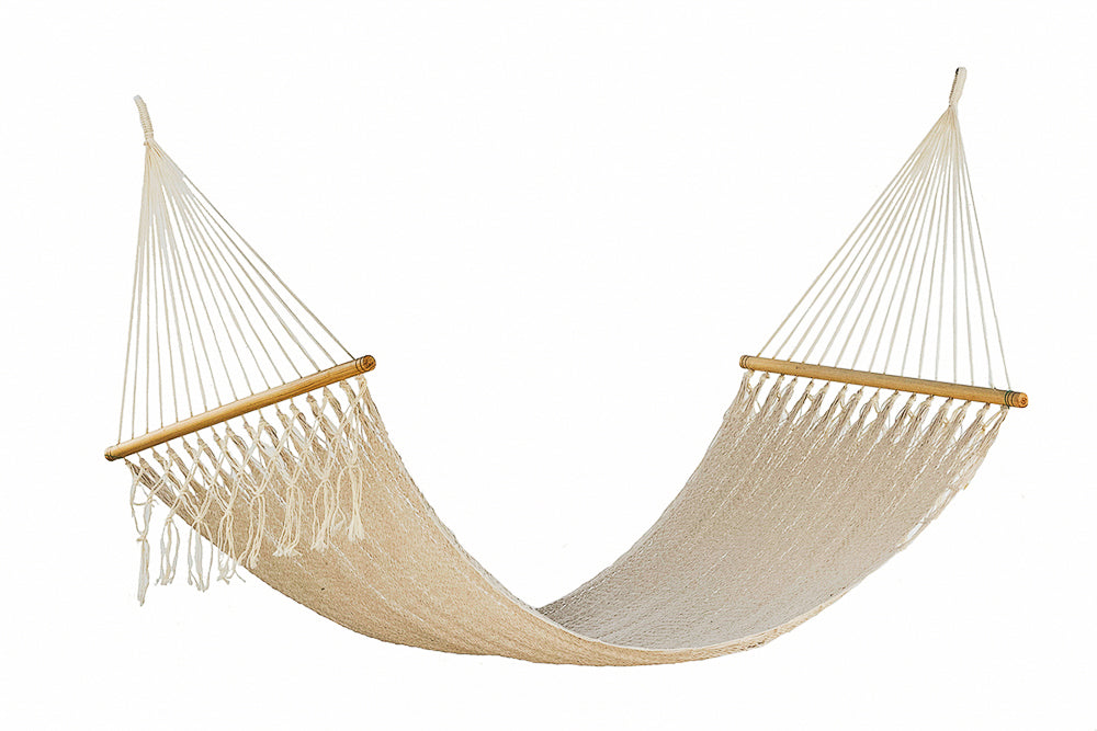 Mayan Queen Size Outdoor Cotton Mexican Resort Hammock