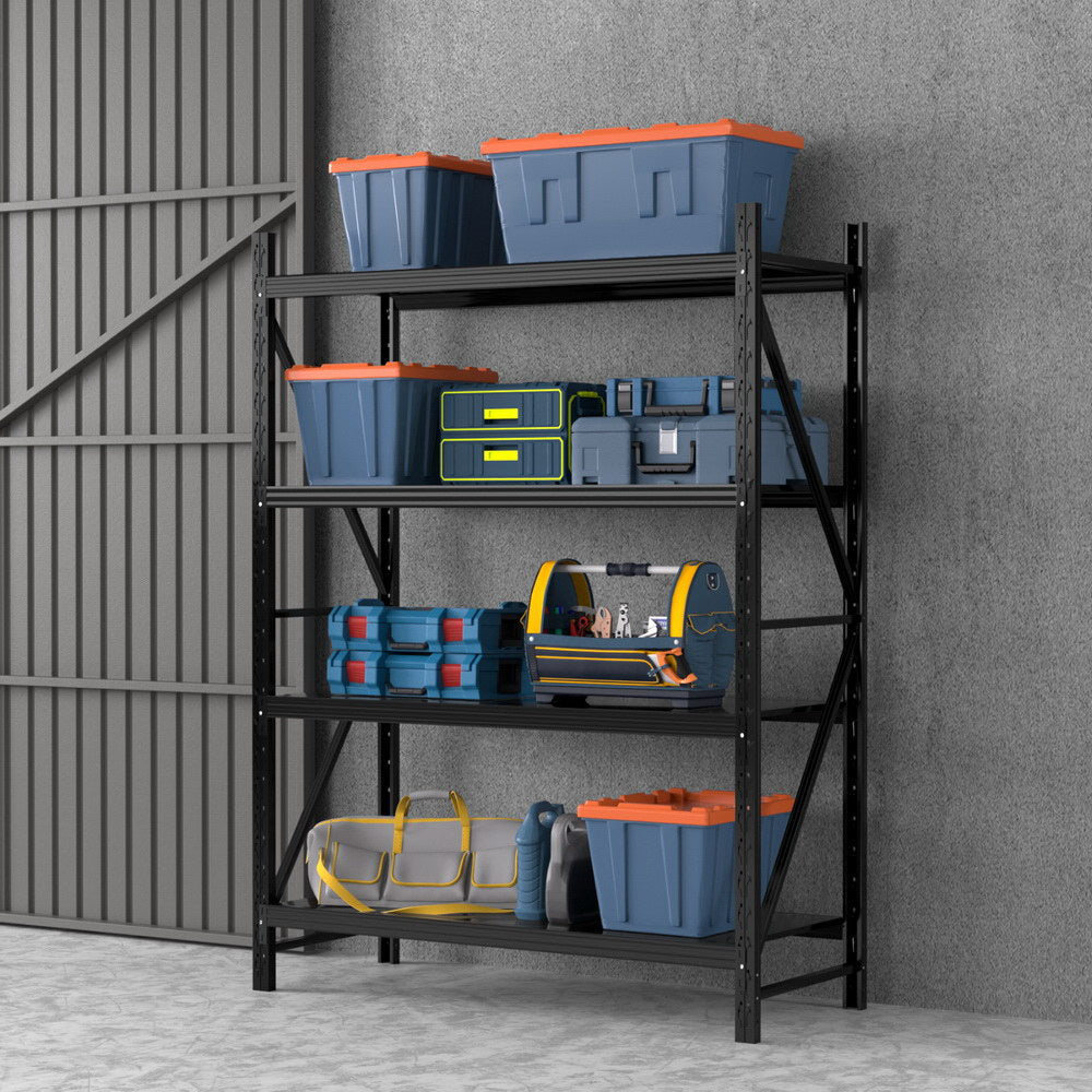 Giantz 2Mx1.5M Garage Shelving Warehouse Rack Black