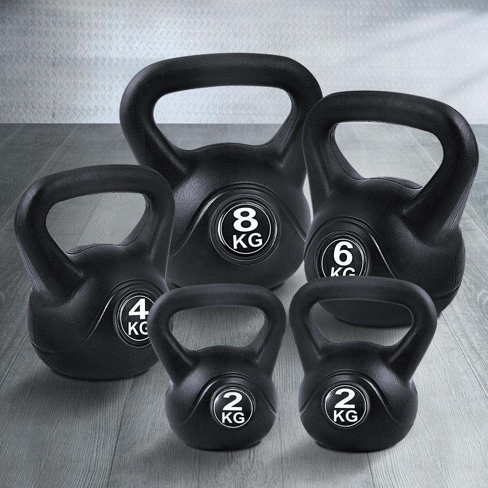 22kg Kettlebell Kettlebells Set Kettle Bell Bells Kit Weight Fitness Exercise - House Things Sports & Fitness > Fitness Accessories