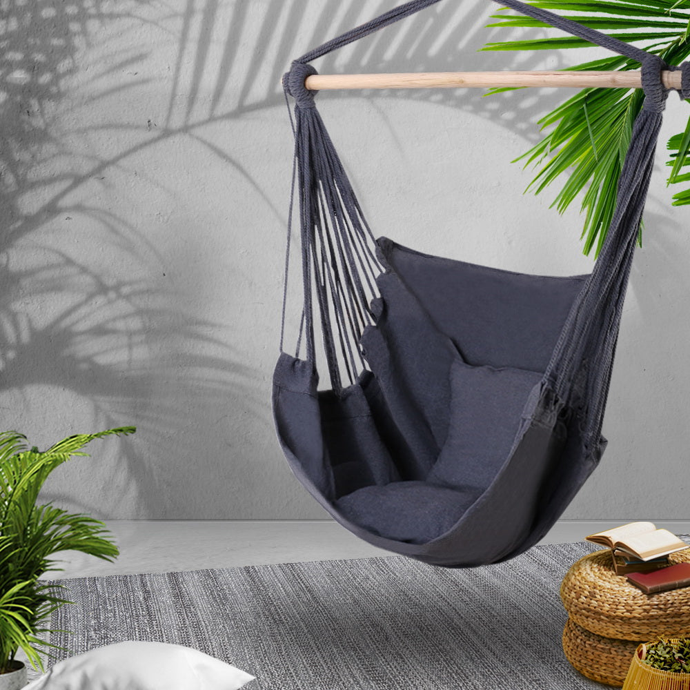 Grey Hammock Swing Chair