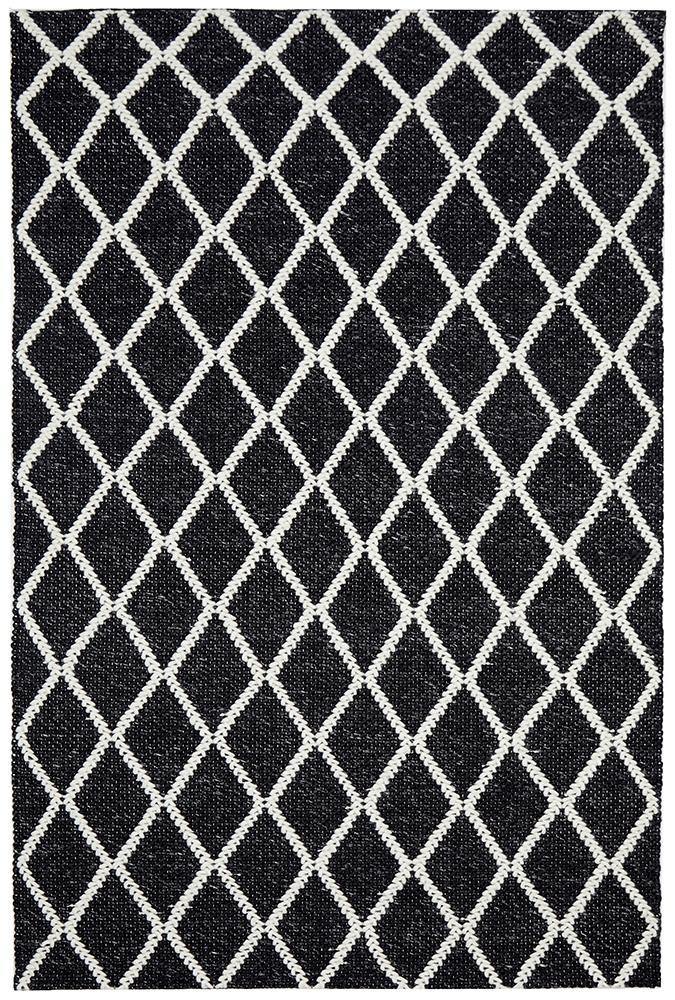 Huxley Black Rug - House Things HUXLEY COLLECTION