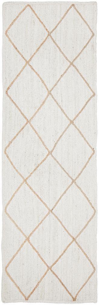 Noosa 222 White Runner Rug - House Things NOOSA COLLECTION