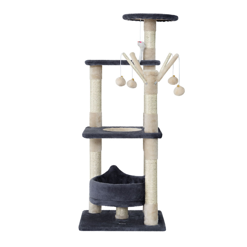 i.Pet Cat Tree Scratching Post Scratcher Cat Tree Tower Condo House toys 110cm - House Things Home & Garden > Shading