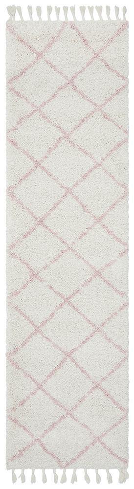 Saffron 22 Pink Runner Rug - House Things Saffron Collection