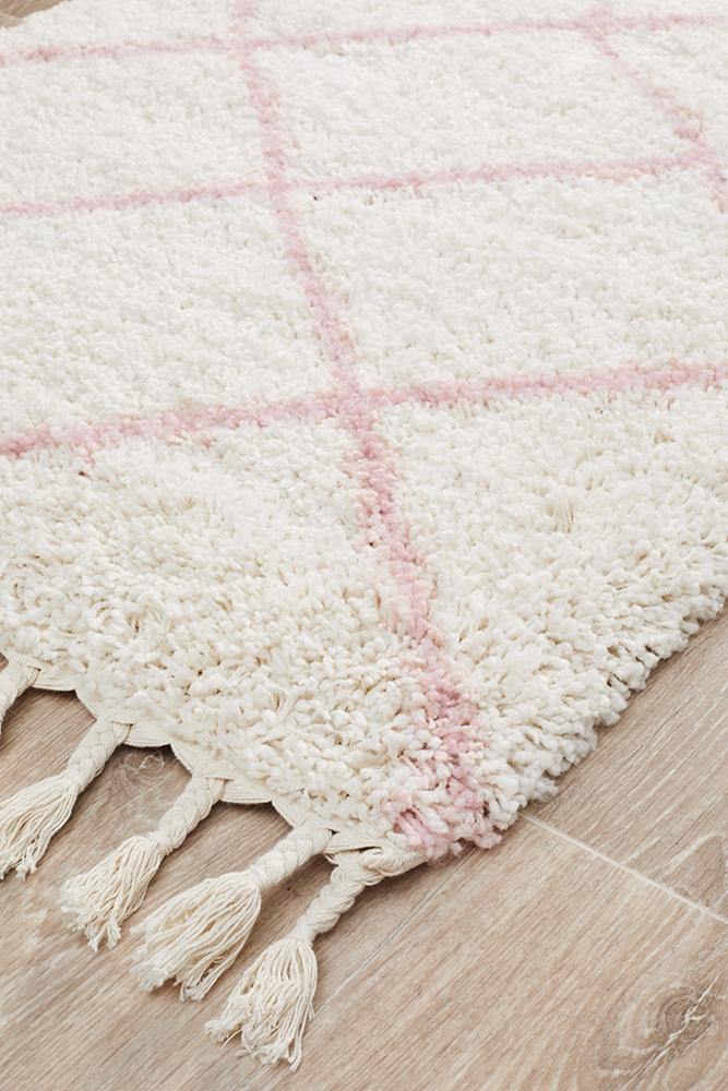 Saffron 22 Pink Runner Rug - House Things Saffron Collection