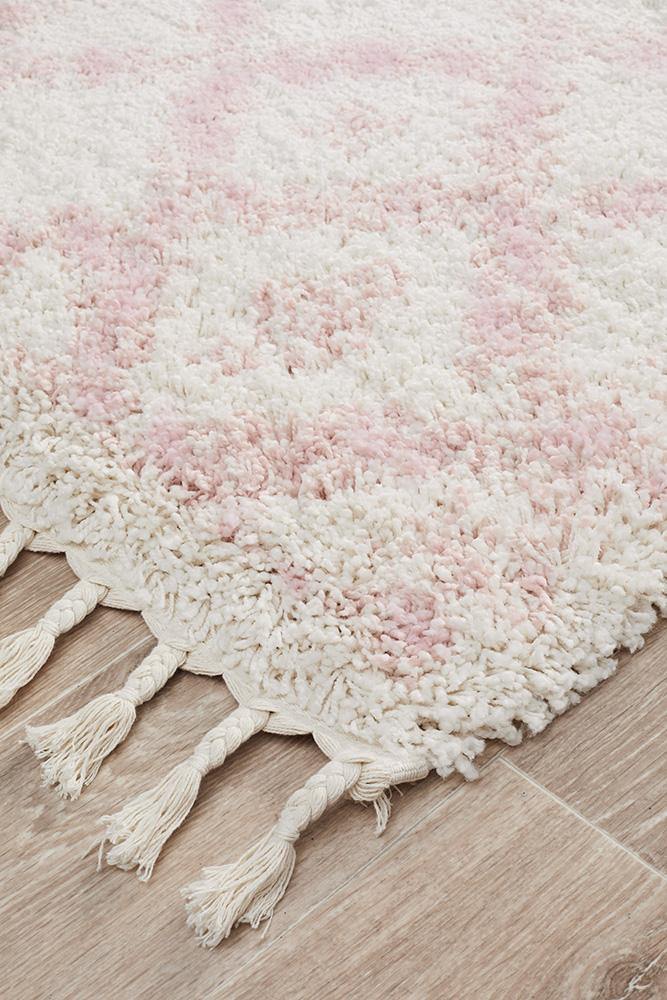 Saffron 33 Pink Runner Rug - House Things Saffron Collection