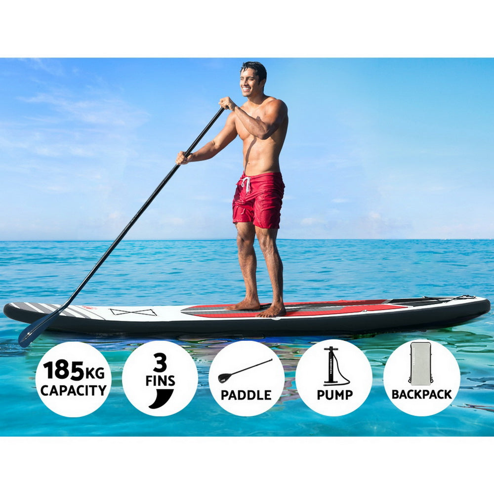 Weisshorn Stand Up Paddle Boards SUP 11ft Inflatable Surfboard Paddleboard Kayak - House Things Outdoor > Boating