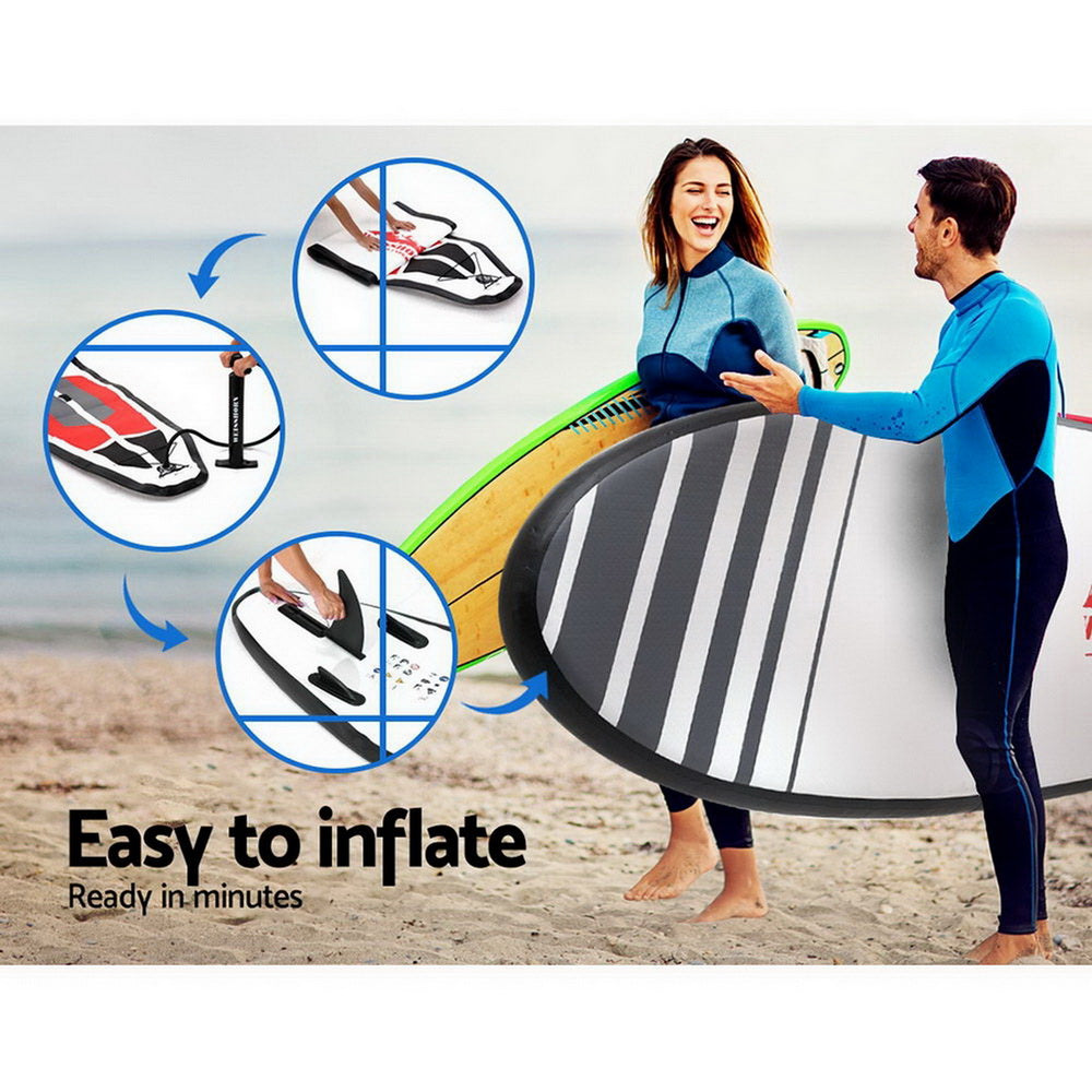 Weisshorn Stand Up Paddle Boards SUP 11ft Inflatable Surfboard Paddleboard Kayak - House Things Outdoor > Boating